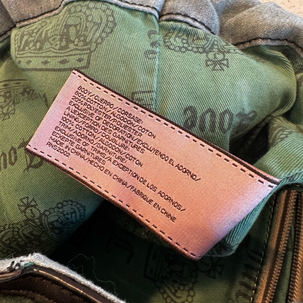 Juicy Couture Royal Scotty Tote – Green Velour (Project Bag) - Picture 7 of 11